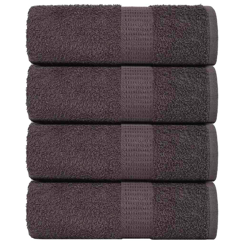 Vidaxl SOAP WIRES 4 ST 30X30 cm 360 g m² 100% bavlněný antracity barevný