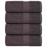 Vidaxl SOAP WIRES 4 ST 30X30 cm 360 g m² 100% bavlněný antracity barevný