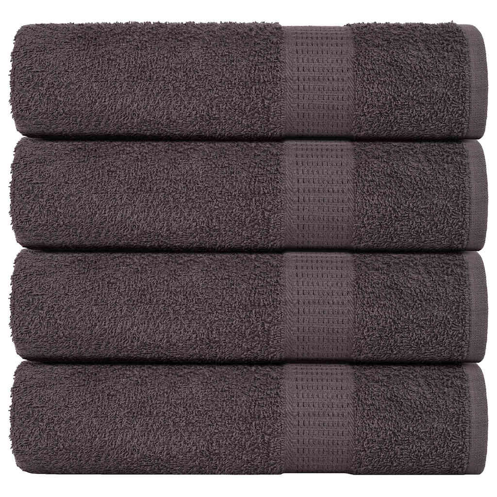 Vidaxl Shower towels 4 ST 70x140 cm 360 g m² 100% cotton anthracite