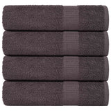 Vidaxl Shower towels 4 ST 70x140 cm 360 g m² 100% cotton anthracite