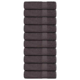 Vidaxl sprchové ručníky 10 st 70x140 cm 360 g m² 100% bavlněný antracit