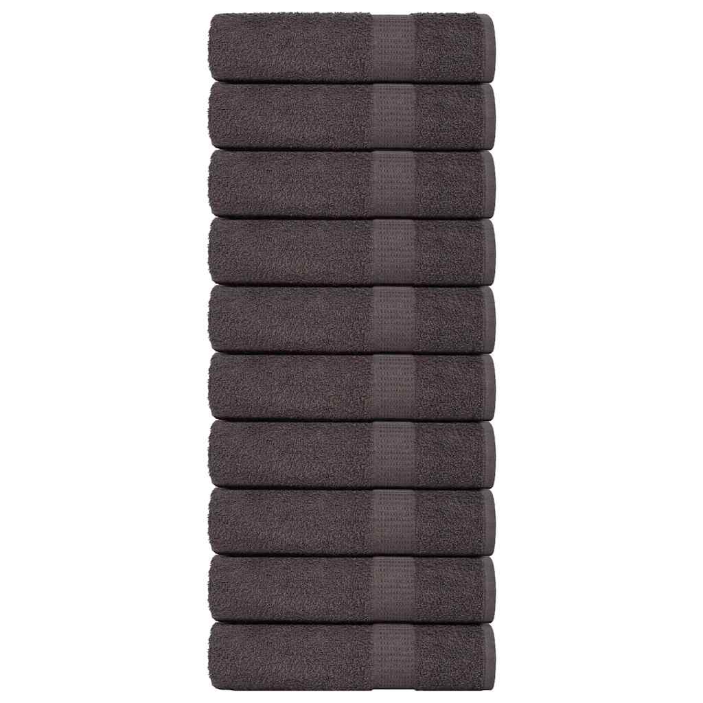 VidaXL shower towels 10 st 70x140 cm 360 g m² 100% cotton anthracite