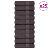 Vidaxl Bath towels 25 ST 100x150 cm 360 g m² 100% cotton anthracite