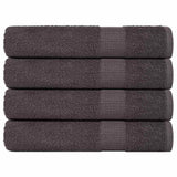 Ręczniki vidaxl 4 St 100x200 cm 360 g m² 100% bawełny antracytowy