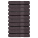 Vidaxl Towels 10 ST 100x200cm 360g m² 100% cotton anthracite colored
