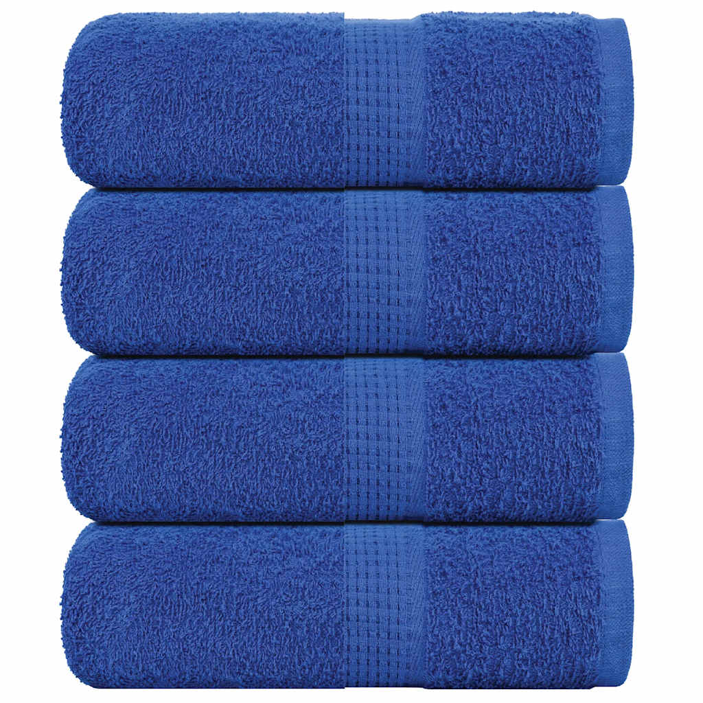 VidaXL soap wipes 4 st 30x30 cm 360 g m² 100% cotton blue