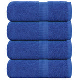 VidaXL soap wipes 4 st 30x30 cm 360 g m² 100% cotton blue