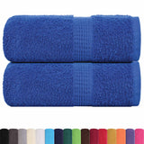 Vidaxl hostové ubrousky 2 ks 30x50 cm 360 g m² 100% bavlněná modrá
