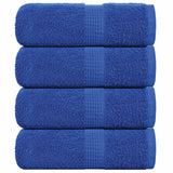 Vidaxl Guest wipes 4 st 30x50 cm 360 g m² 100% cotton blue