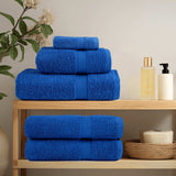 Asciugamani Vidaxl 4 ST 50x100 cm 360 g m² 100% blu cotone