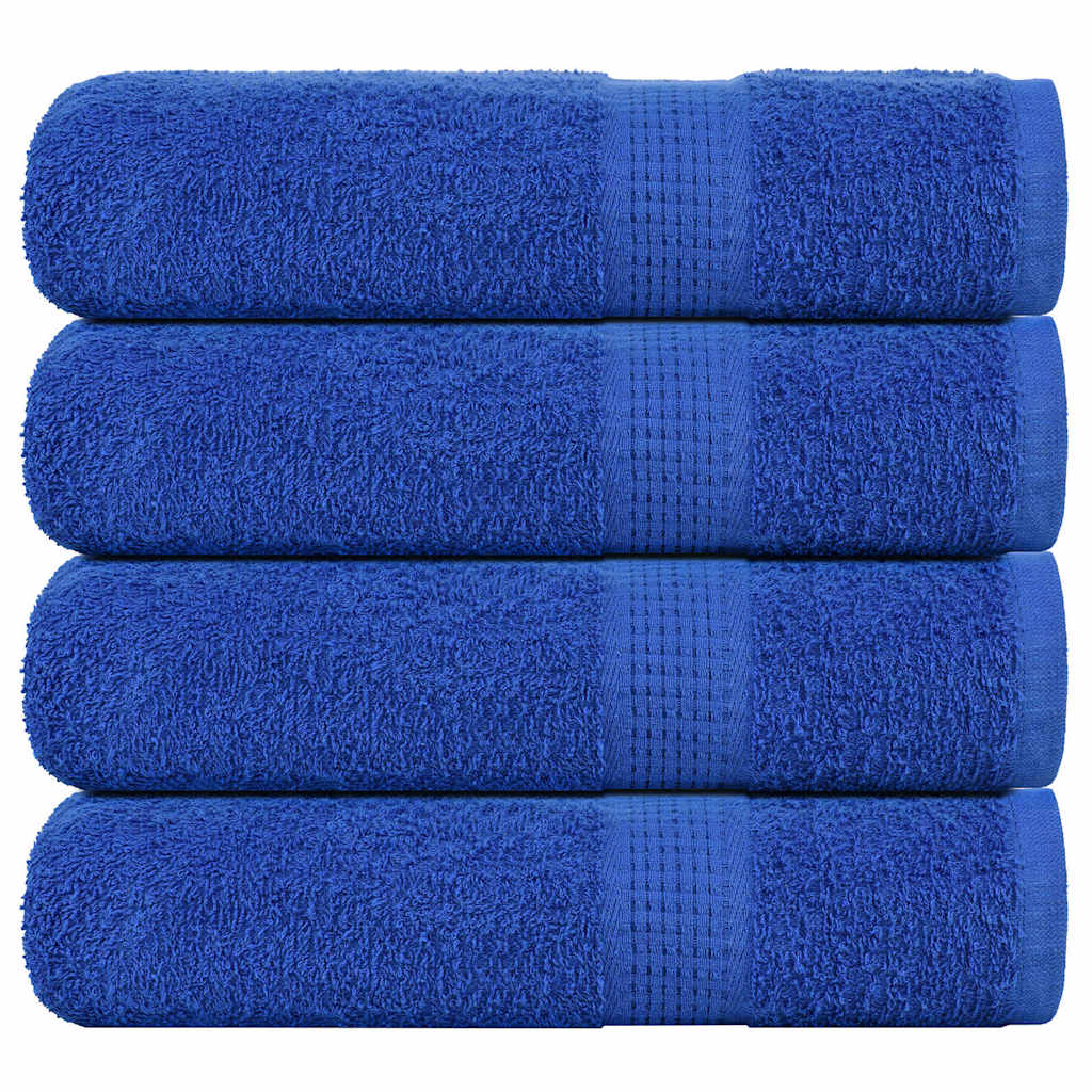 Vidaxl shower towels 4 st 70x140 cm 360 g m² 100% cotton blue