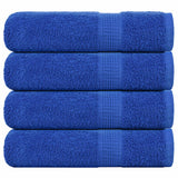 Vidaxl Bath towels 4 pcs 100x150 cm 360 g m² 100% cotton blue