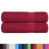 Vidaxl Towels 2 st 50x100 cm 360 g m² äntwert 100% Kotteng