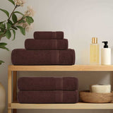 VidaXL guest towels 10 pcs 30x50 cm 360 g m² 100% cotton brown