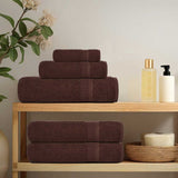 Vidaxl -håndklær 10 St 50x100 cm 360 g m² 100% bomullsbrun