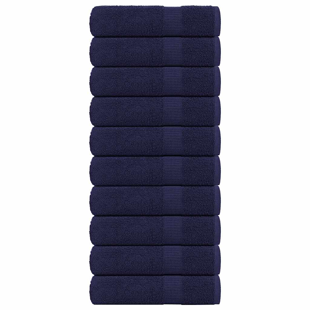 Vidaxl Towels 10 st 50x100 cm 360 g m²poséiert 100% Kotteng