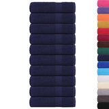 Vidaxl Towels 10 st 50x100 cm 360 g m²poséiert 100% Kotteng