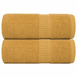 Vidaxl Soap Wipes 2 St 30x30 cm 360 g m² 100% bomuldsguldfarvet
