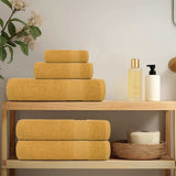 Vidaxl towels 10 pcs 50x100 cm 360 g m² 100% cotton gold-colored