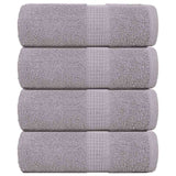 Vidaxl Guest wipes 4 pcs 30x50 cm 360 g m² 100% cotton gray