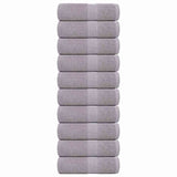 Vidaxl Guest wipes 10 pcs 30x50 cm 360 g m² 100% cotton gray