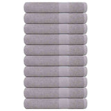 Vidaxl sauna towels 10 st 80x200 cm 360 g m² 100% cotton gray