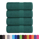 Vidaxl Gästtorkar 4 St 30x50 cm 360 g m² 100% bomullsgrön