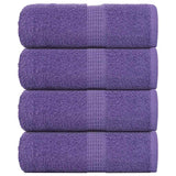 Vidaxl gościa chusteczki 4 St 30x50 cm 360 g m² 100% bawełniany fiolet