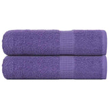 VIDAXL -håndklær 2 St 50x100 cm 360 g m² 100% bomull lilla