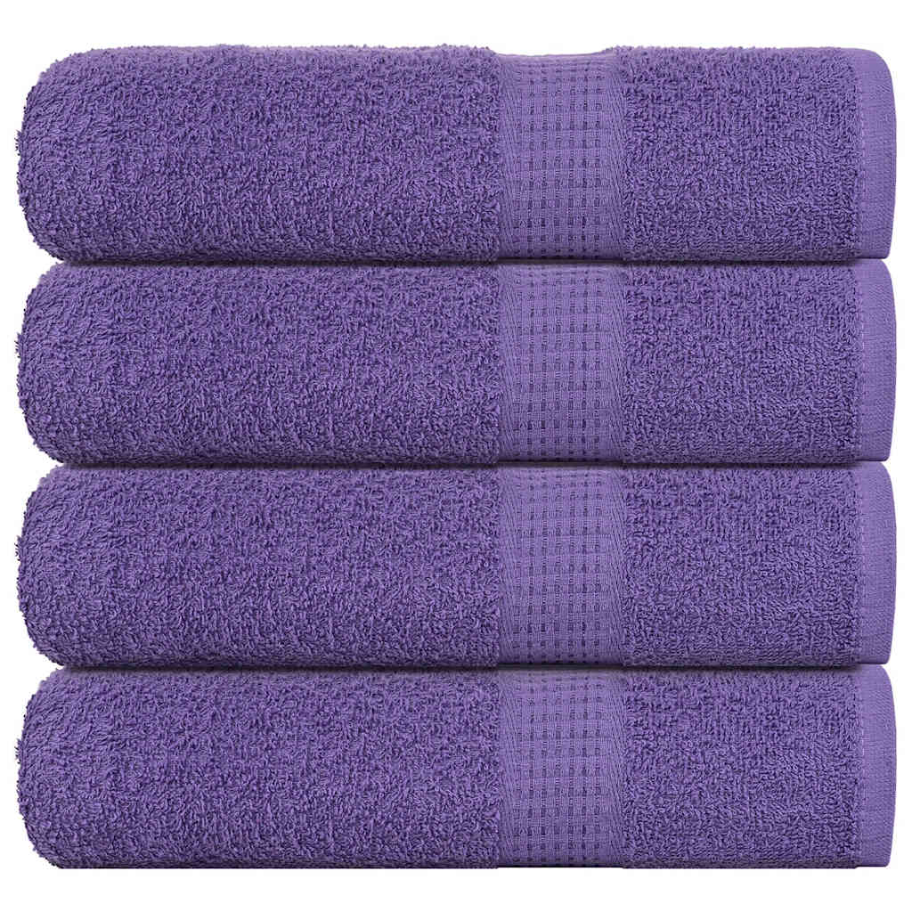 Vidaxl Bad Towelen 4 st 100x150 cm 360 g m² äntwert 100% Kotteng