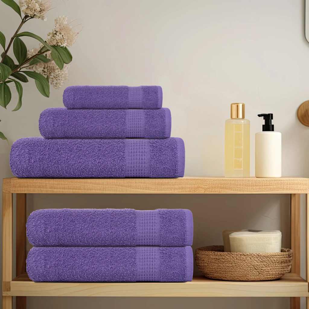 Vidaxl Bad Towelen 4 st 100x150 cm 360 g m² äntwert 100% Kotteng