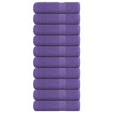 Vidaxl Badetücher 10 Stcs 100x150 cm 360 g m² 100% Baumwolllila