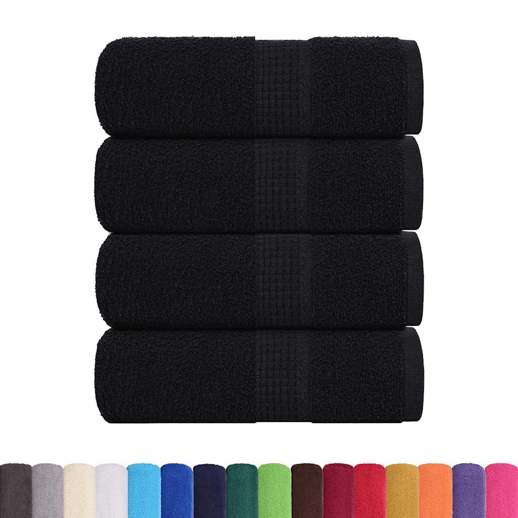 Vidaxl shap wëschen 4 st 30x30 cm 360 g m²poséiert 100% Kotteng