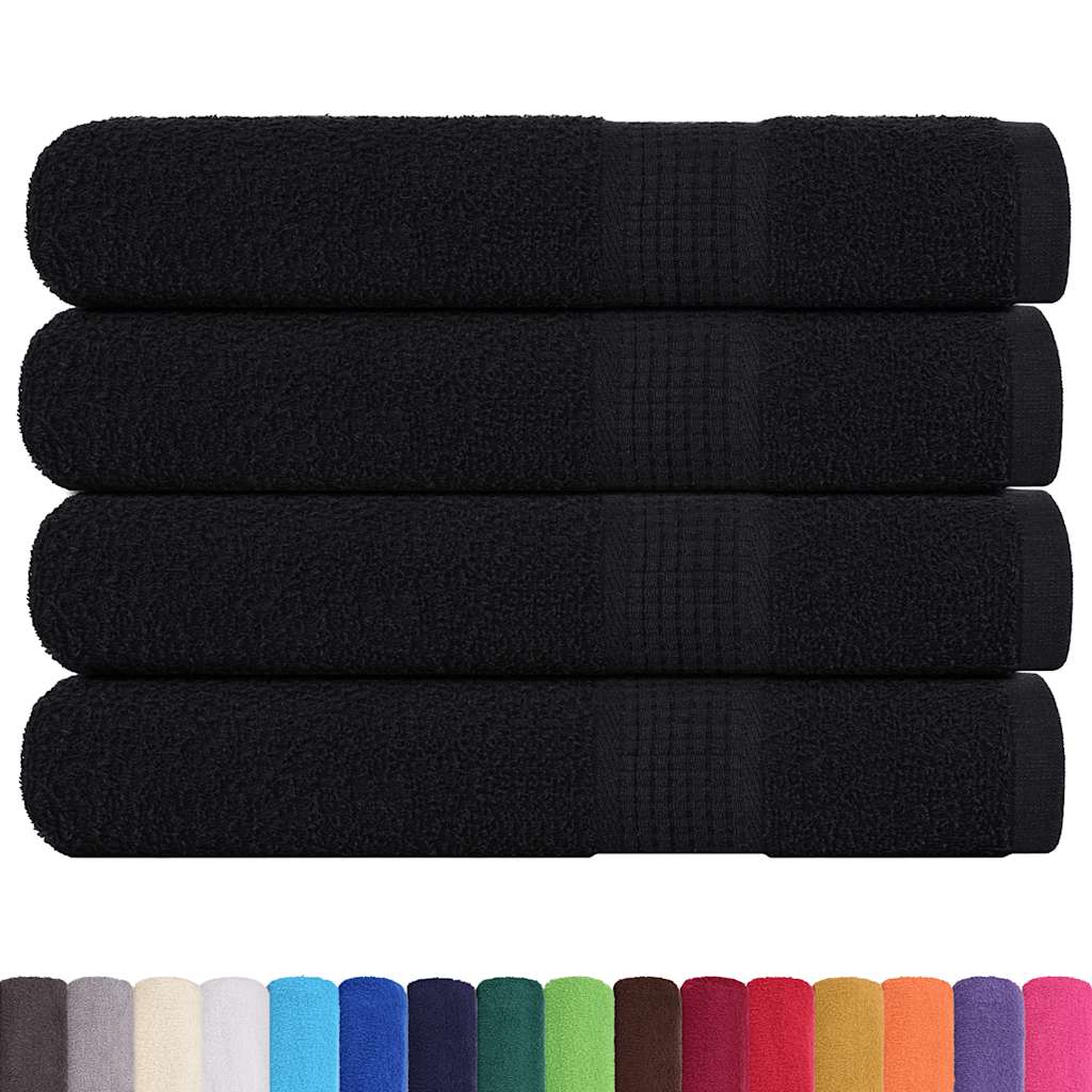 Vidaxl Towelen 4 PCs 100x200 cm 360 g m² äntwert 100% Kotteng