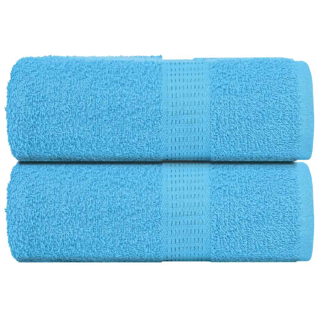 VidaXL soap wipes 2 st 30x30 cm 360 g m² 100% cotton turquoise