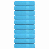 Vidaxl Bath towels 10 pcs 100x150 cm 360 g m² 100% cotton turquoise