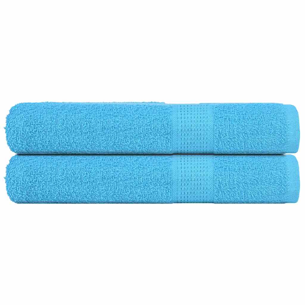 Vidaxl Towels 2 pcs 360 g m² 100x200 cm 100% cotton turquoise