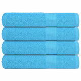 Vidaxl Towels 4 ST 360 G M² 100x200 cm 100% cotton turquoise