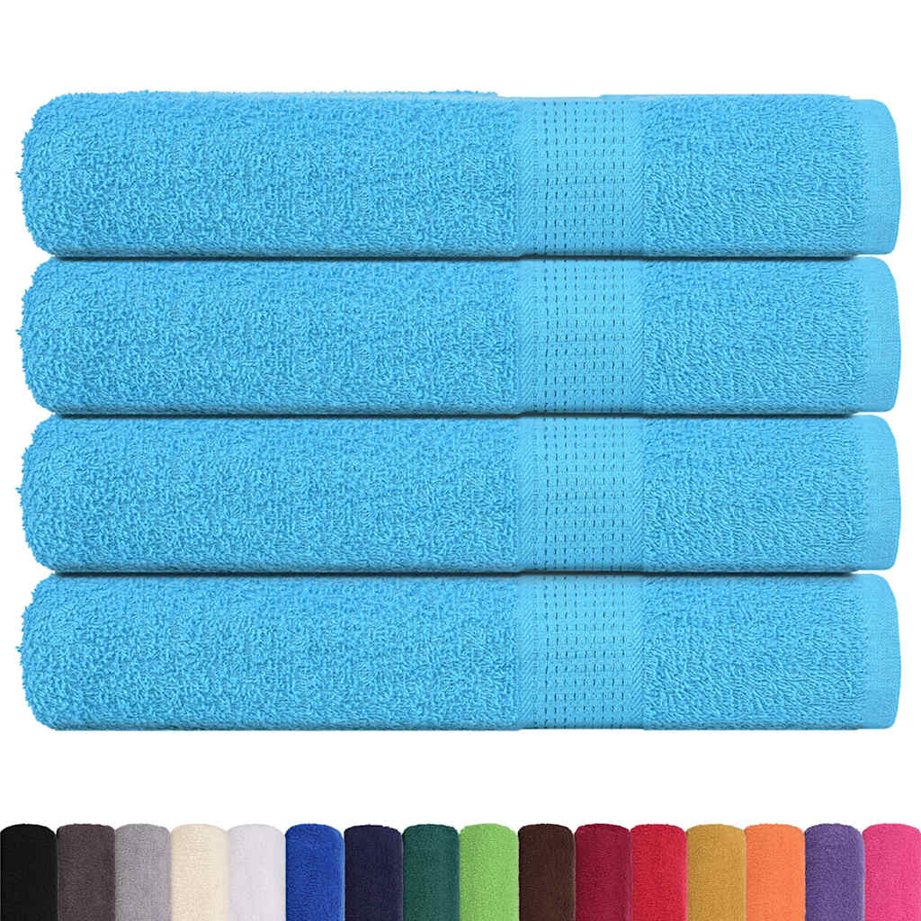 Vidaxl Towels 4 ST 360 G M² 100x200 cm 100% cotton turquoise