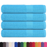 Vidaxl Towels 4 ST 360 G M² 100x200 cm 100% cotton turquoise