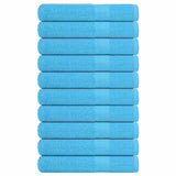 VidaXL Towels 10 pcs 360 g m² 100x200 cm 100% cotton turquoise