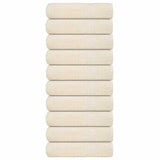 Vidaxl Bath towels 10 ST 100x150cm 360 g m² 100% cotton cream colored