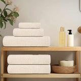 Vidaxl Bath towels 10 ST 100x150cm 360 g m² 100% cotton cream colored