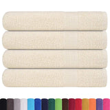 Vidaxl Towelen 4 st 100x200 cm 360 g m²poséiert 100% Kotteng-Capolored