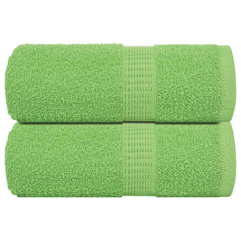 VidaXL soap wipes 2 st 30x30 cm 360 g m² 100% cotton apple green