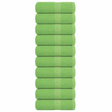 Vidaxl SOAP WIRES 10 ST 30X30 cm 360 g m² 100% bavlněná jablko zelená