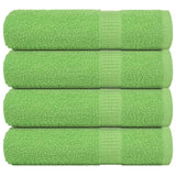 Vidaxx towels 4 pcs 50x100 cm 360 g m² 100% cotton apple green