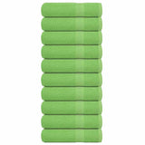 Vidaxl towels 10 st 50x100 cm 360 g m² 100% cotton apple green