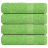 Vidaxl sprchové ručníky 4 st 70x140 cm 360 g m² 100% bavlněné jablko zeleně