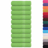 Vidaxl sprchové ručníky 10 st 70x140 cm 360 g m² 100% bavlněné jablko zeleně